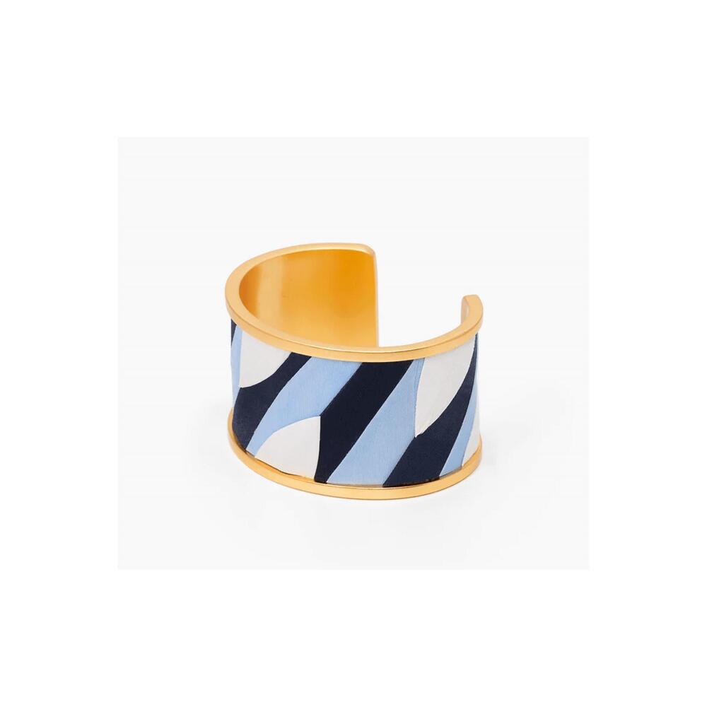 NEW BRACKISH women's wide mims cuff in blue